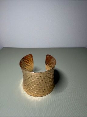 Gold-Tone Woven Cuff Bracelet - Women's Jewelry